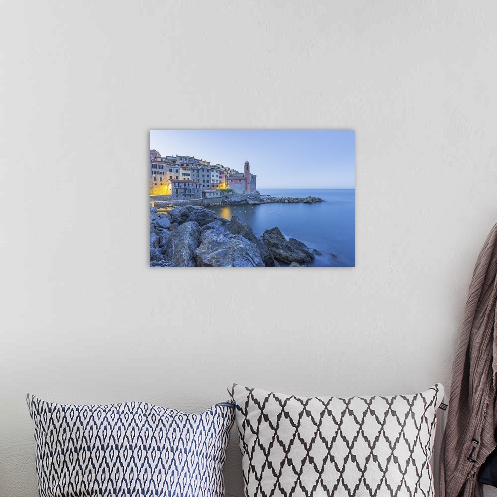 A bohemian room featuring Italy, Liguria, La Spezia district, Parco Nazionale delle Cinque Terre, Golfo dei Poeti, Riviera ...