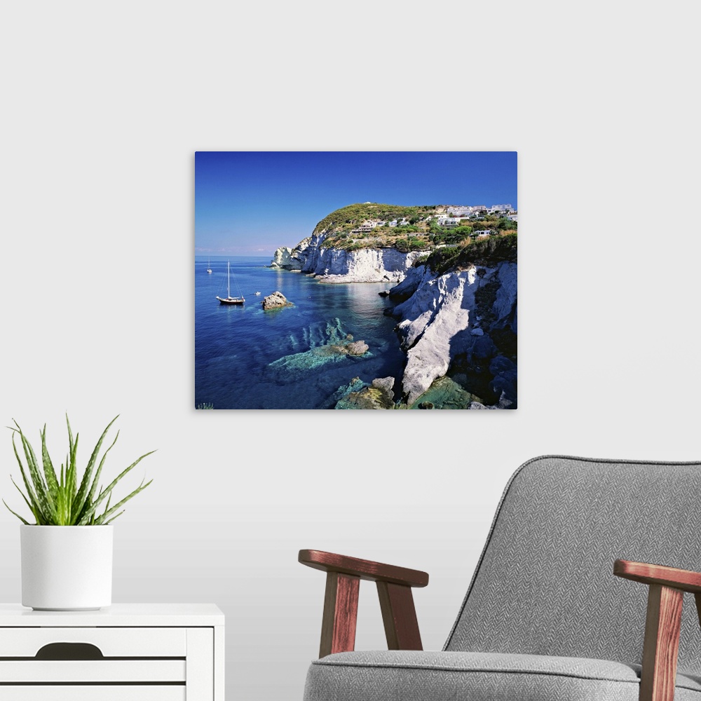 A modern room featuring Italy, Pontine Islands, Ponza, The coast