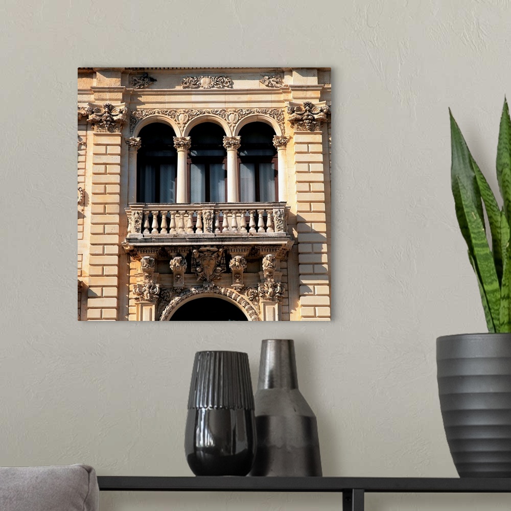 A modern room featuring Italy, Puglia, Lecce, Episcopal Palace, facade