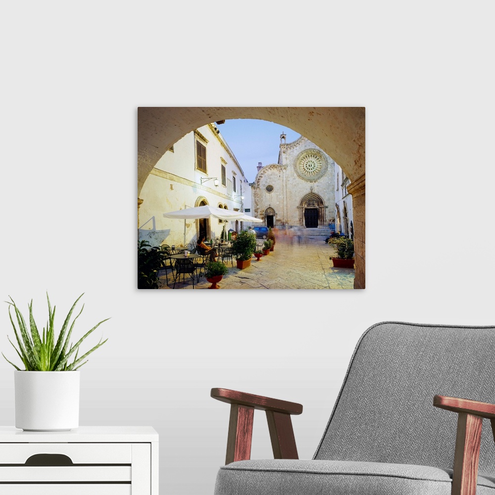 A modern room featuring Italy, Puglia, Ostuni, The Cathedral