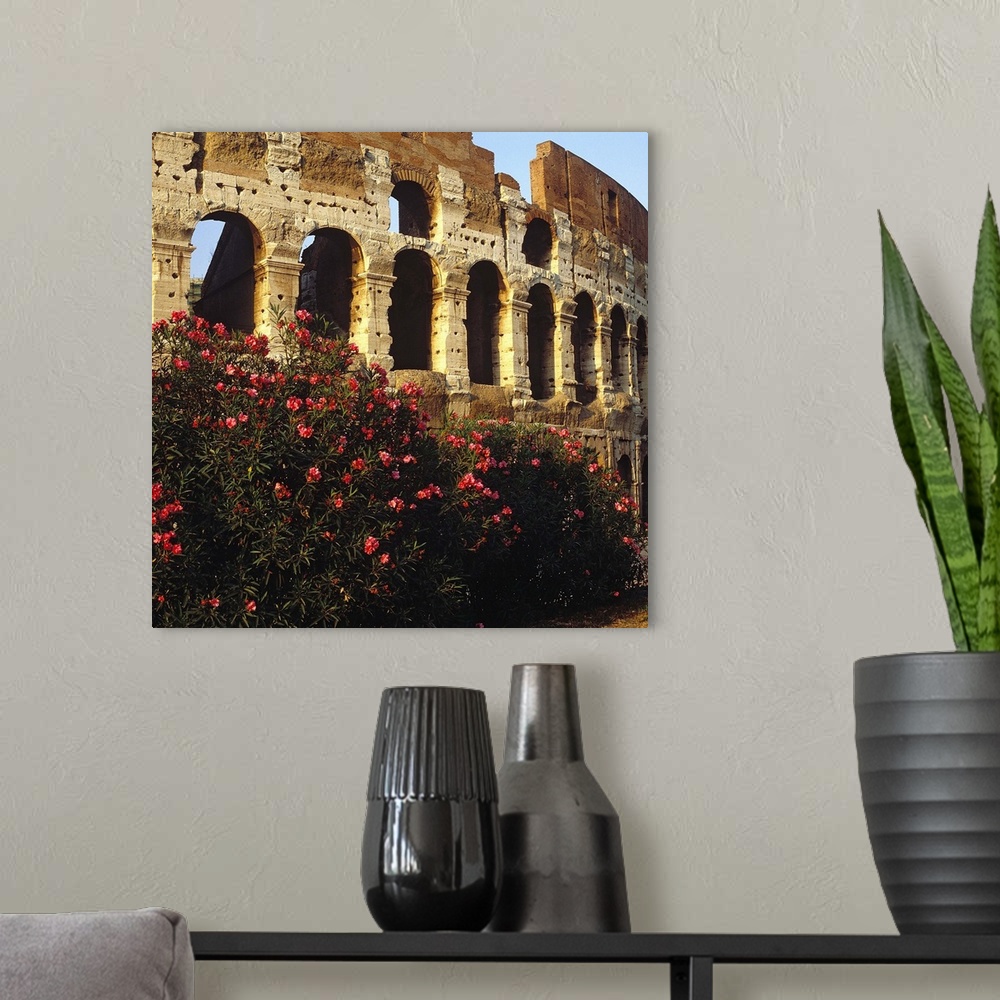 A modern room featuring Italy, Rome, Coliseum