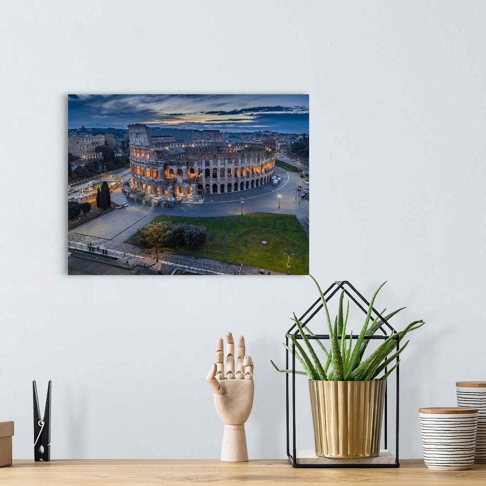A bohemian room featuring Italy, Rome, Colosseum, Seven Hills of Rome.