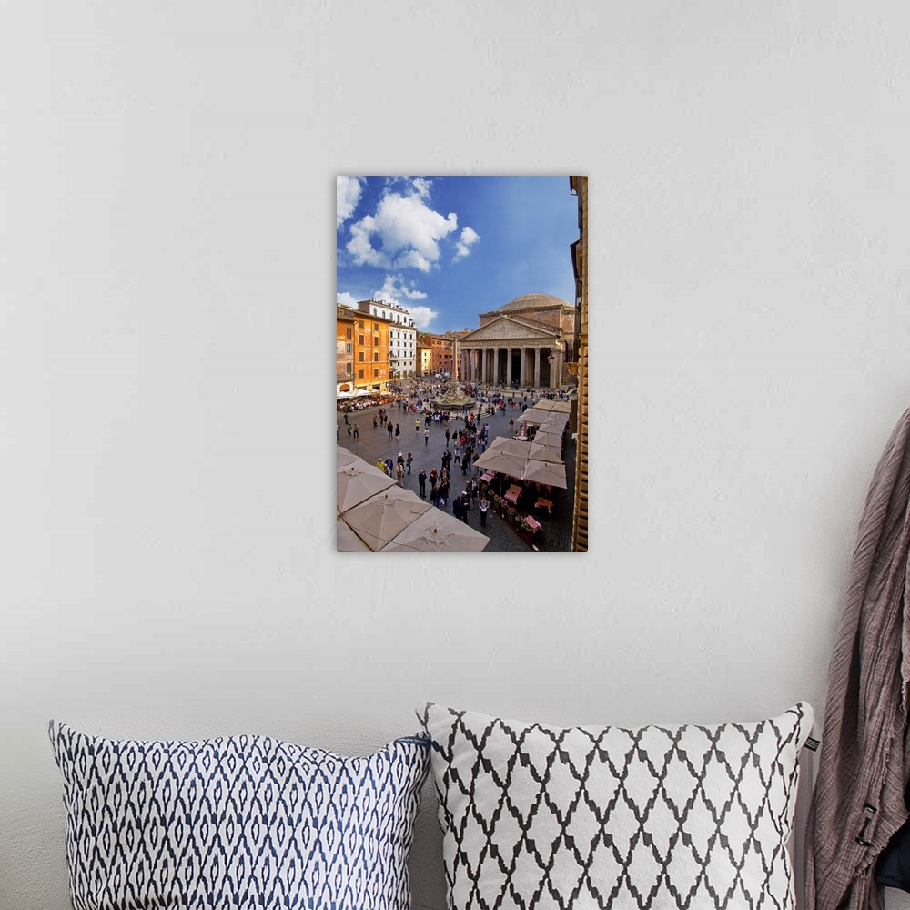 A bohemian room featuring Italy, Rome, Pantheon, Mediterranean area, Roma district, Square