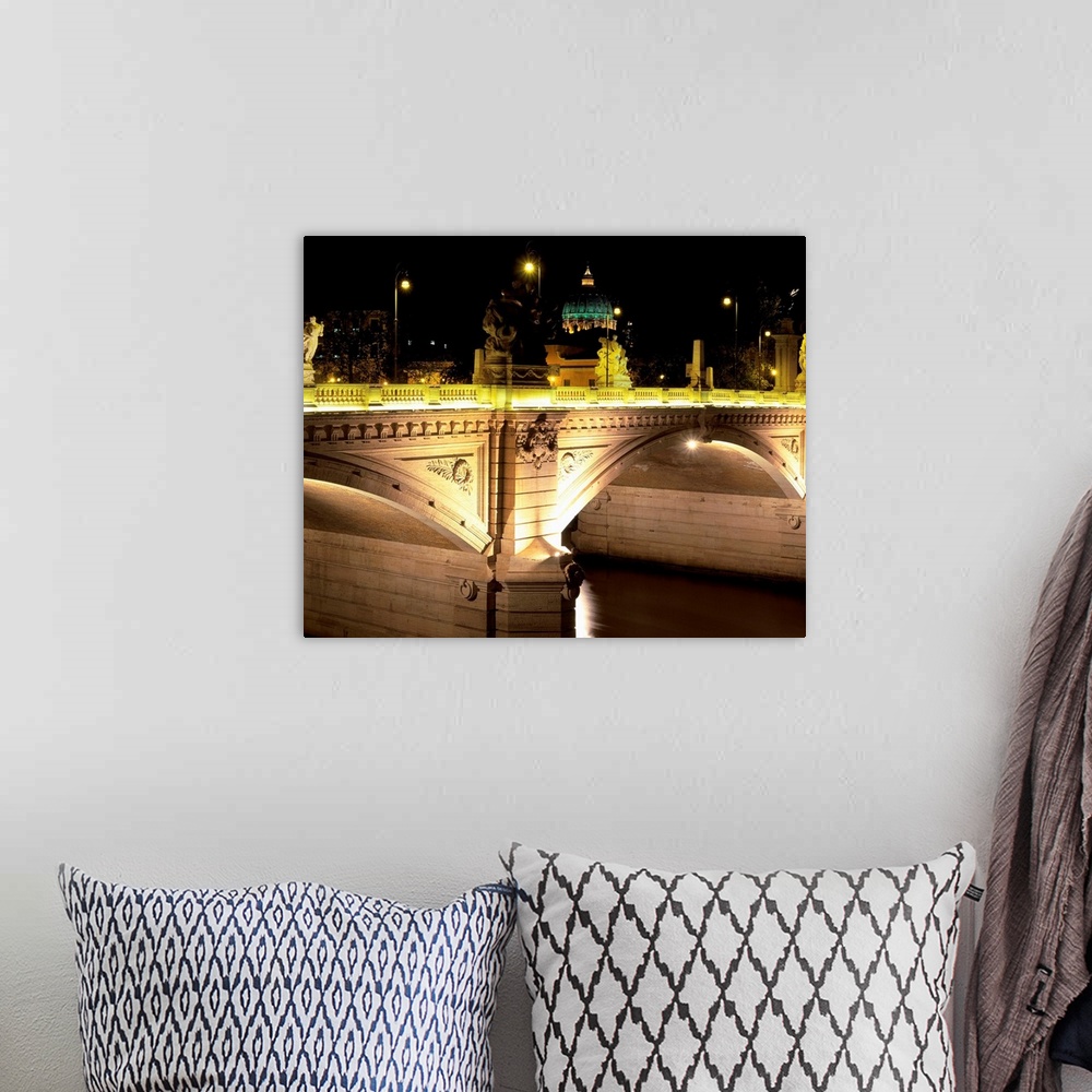 A bohemian room featuring Italy, Rome, St. Peter's Basilica, Vittorio Emanuele II bridge