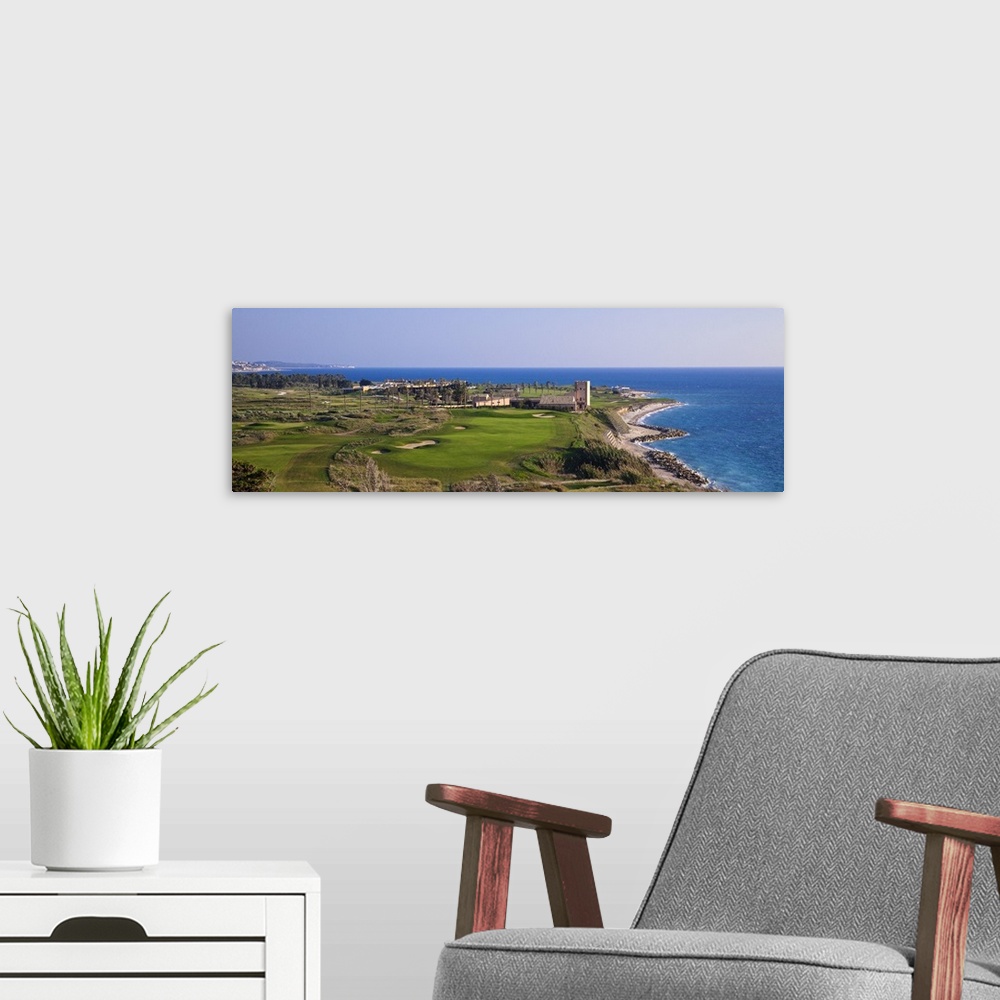 A modern room featuring Italy, Sicily, Mediterranean sea, Agrigento district, Sciacca, Hotel, golf course and Verdura Tow...
