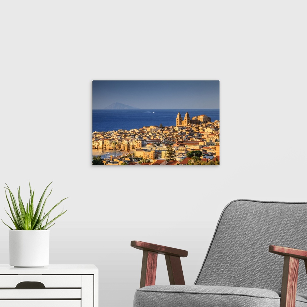 A modern room featuring Italy, Sicily, Palermo district, Cefalu