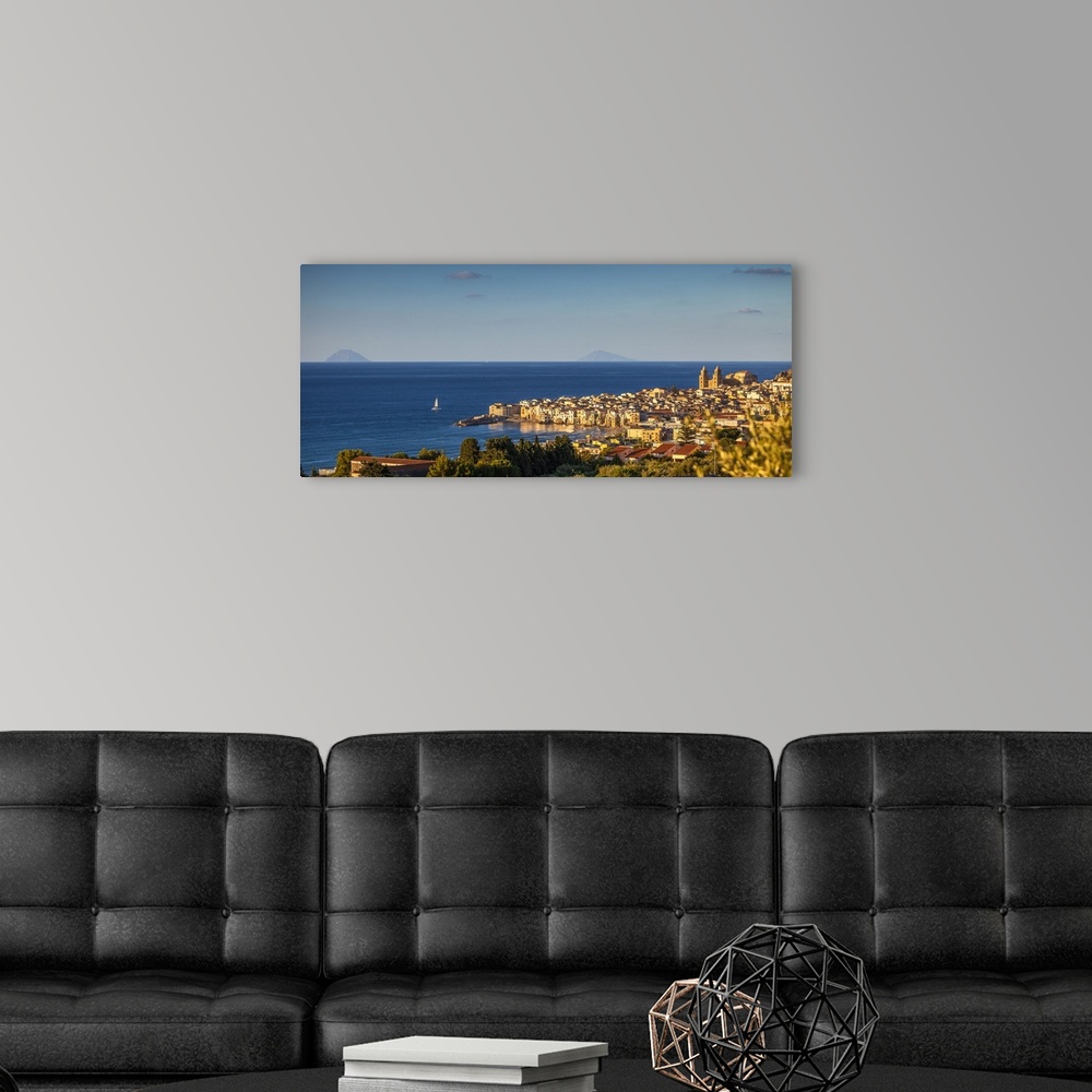 A modern room featuring Italy, Sicily, Palermo district, Cefalu