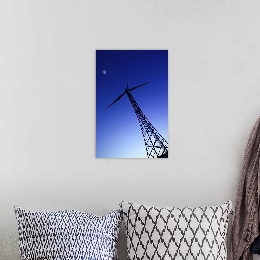 A bohemian room featuring Italy, Sicily, Siracusa, Monte Lauro, wind turbine