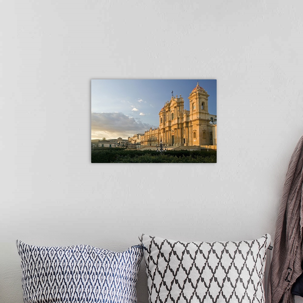 A bohemian room featuring Italy, Sicily, Val di Noto, Siracusa district, San Nicolo cathedral