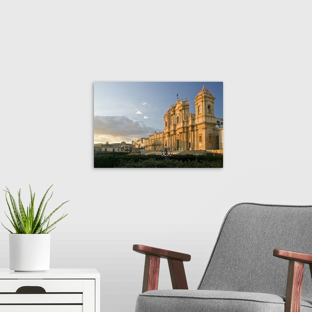 A modern room featuring Italy, Sicily, Val di Noto, Siracusa district, San Nicolo cathedral