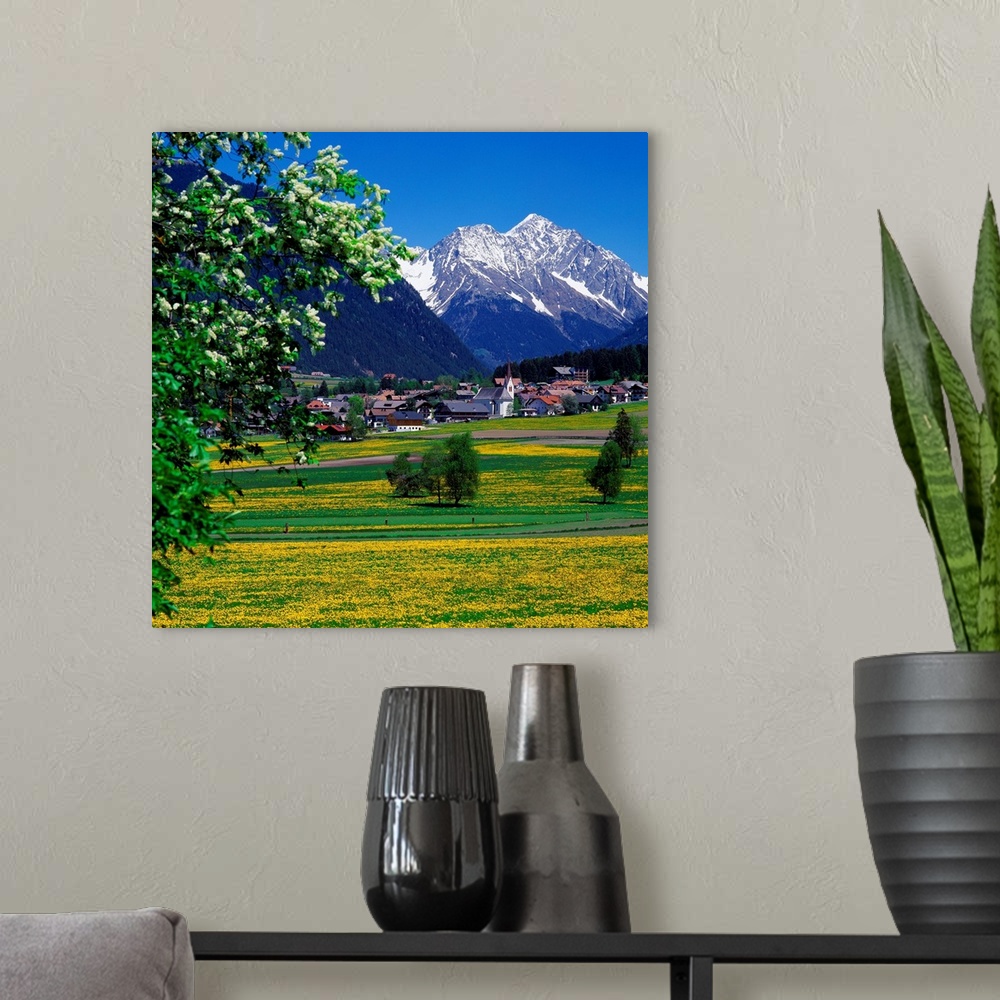 A modern room featuring Italy, South Tyrol, Alta Pusteria, Valle di Anterselva, View towards Rasun Anterselva