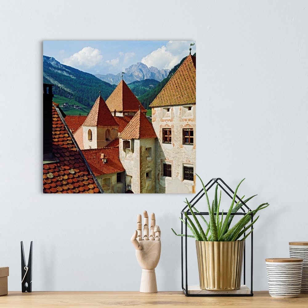 A bohemian room featuring Italy, Trentino-Alto Adige, South Tyrol, Alps, Dolomites, Castel Gardena