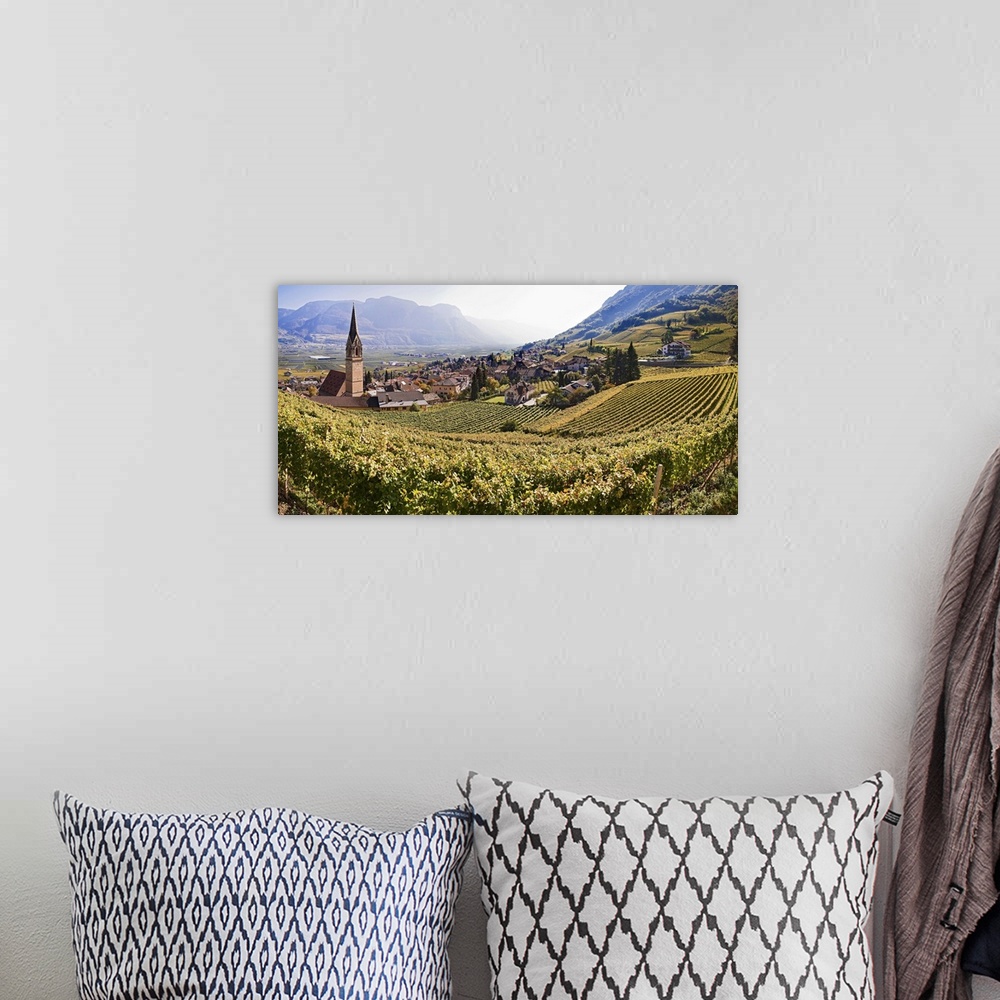 A bohemian room featuring Italy, Trentino-Alto Adige, South Tyrol, South Tyrolean Wine Road, Termeno, Mediterranean area, A...