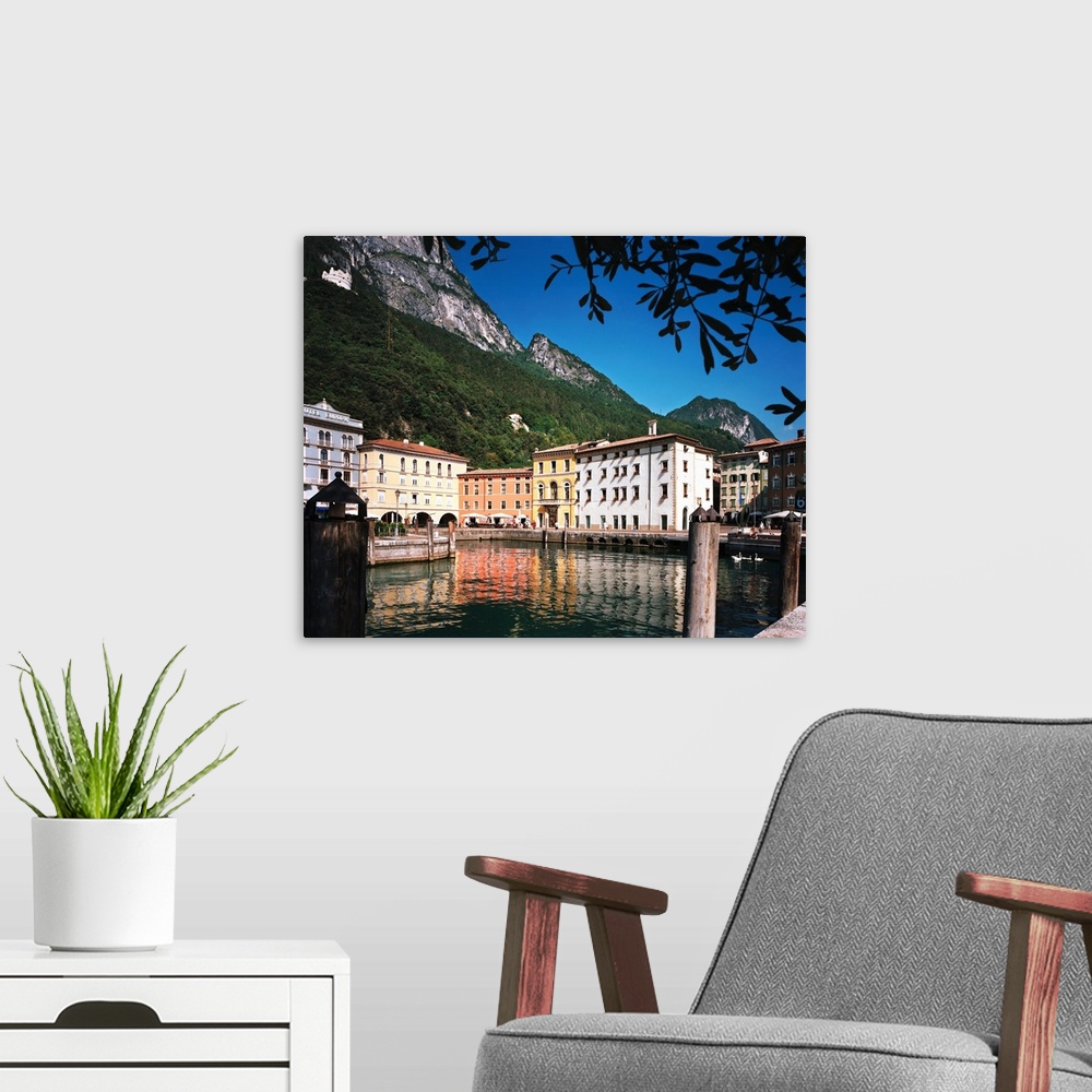 A modern room featuring Italy, Trentino-Alto Adige, Trentino, Garda Lake, Riva del Garda, Piazza III Novembre