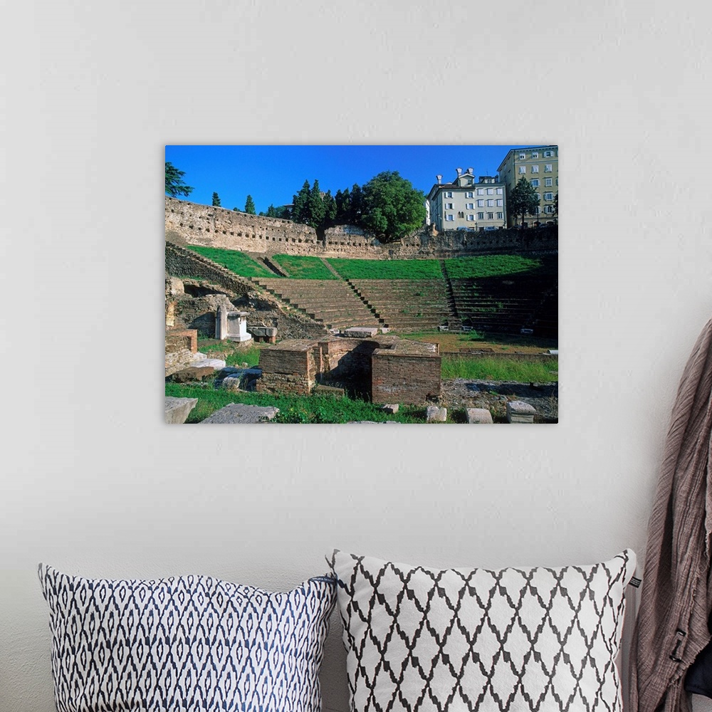 A bohemian room featuring Italy, Trieste, Roman theater