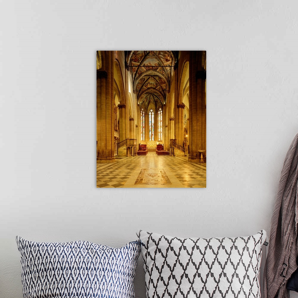 A bohemian room featuring Italy, Tuscany, Arezzo, The Cathedral of San Donato