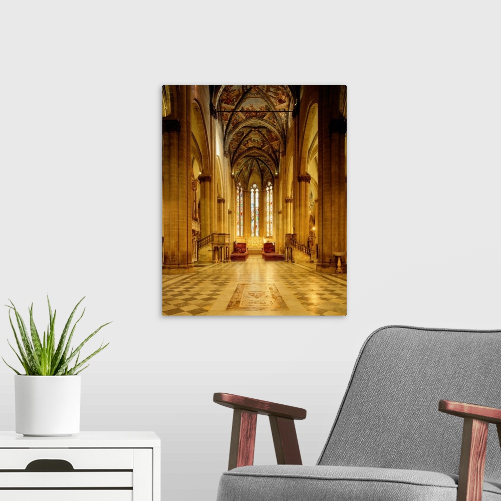 A modern room featuring Italy, Tuscany, Arezzo, The Cathedral of San Donato