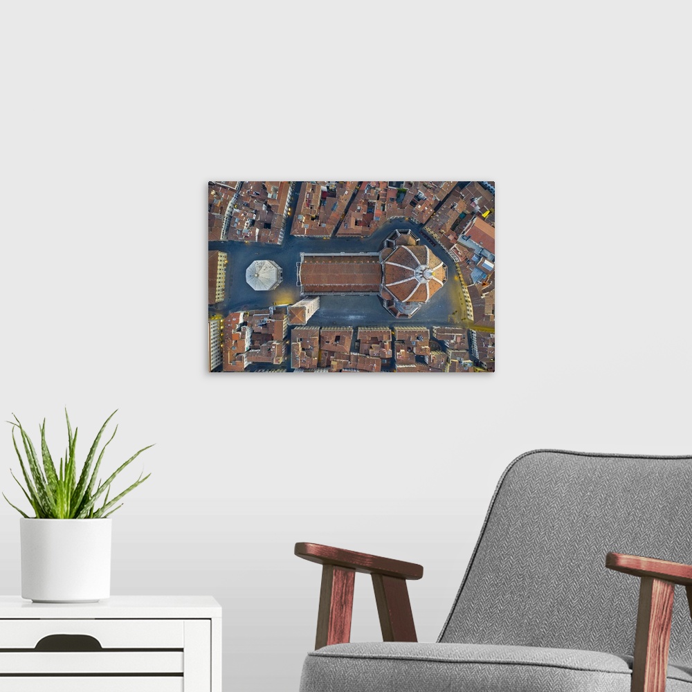 A modern room featuring Italy, Tuscany, Firenze district, Florence, Piazza Duomo, Duomo Santa Maria del Fiore, The Cathed...