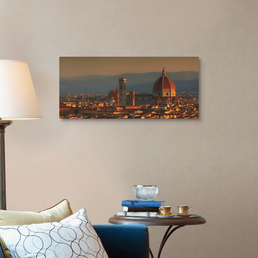 A traditional room featuring Italy, Tuscany, Firenze district, Florence, Duomo Santa Maria del Fiore, Florence Cathedral and t...