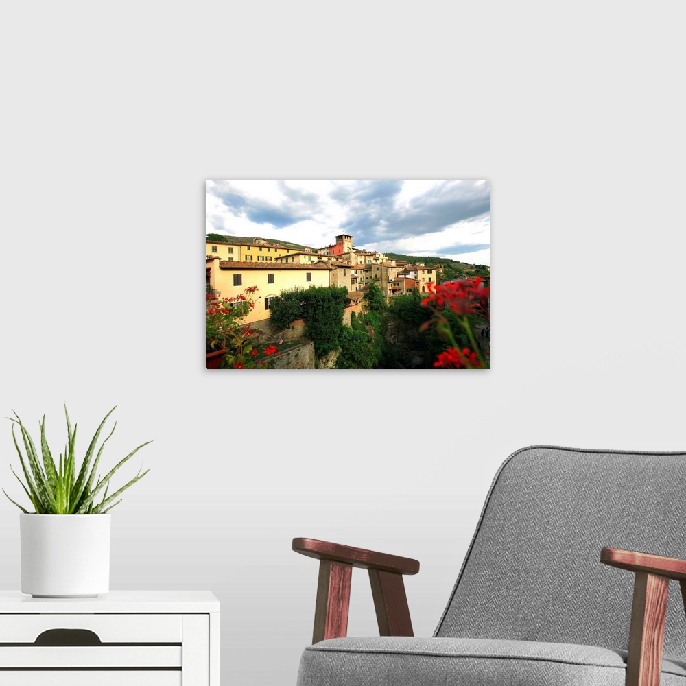 A modern room featuring Italy, Italia, Tuscany, Toscana, Loro Ciuffenna town
