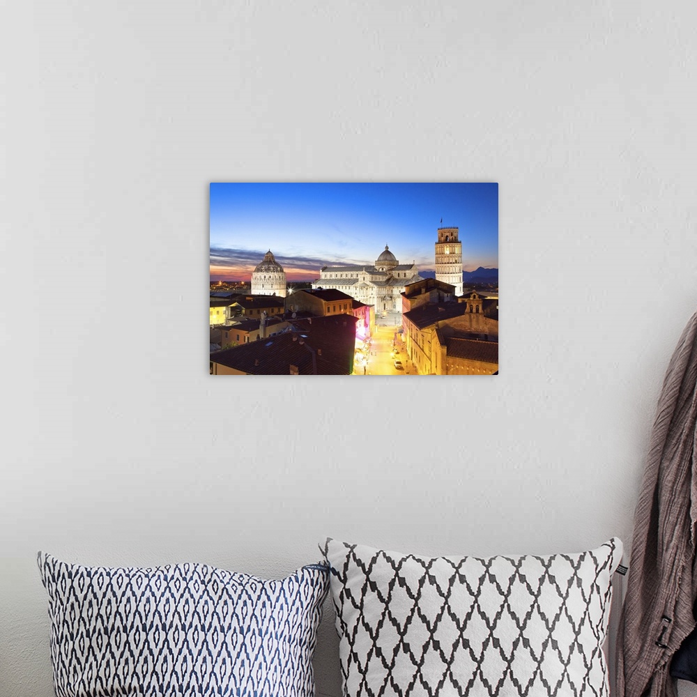 A bohemian room featuring Italy, Tuscany, Pisa district, Pisa, Piazza dei Miracoli, Leaning Tower of Pisa