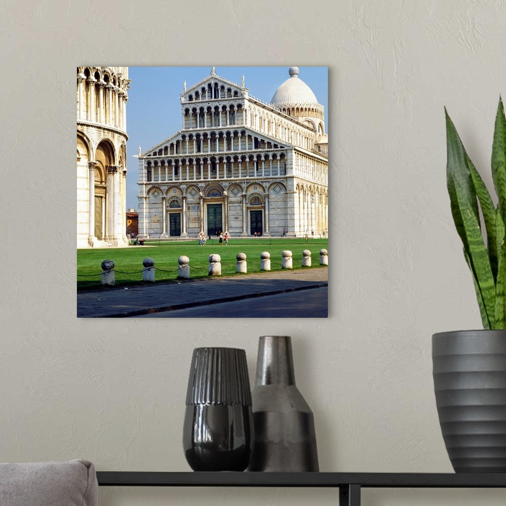 A modern room featuring Italy, Tuscany, Pisa, Piazza dei Miracoli, Duomo