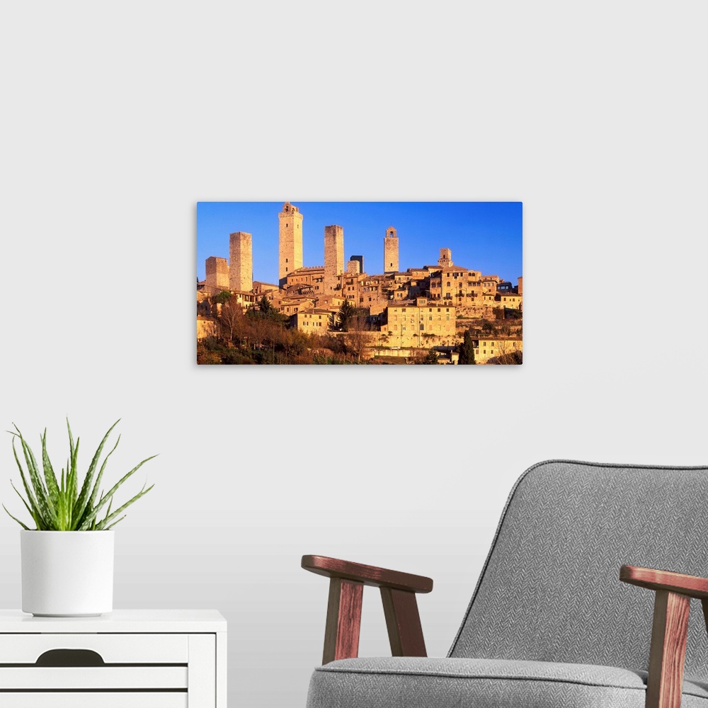 A modern room featuring Italy, Tuscany, San Gimignano