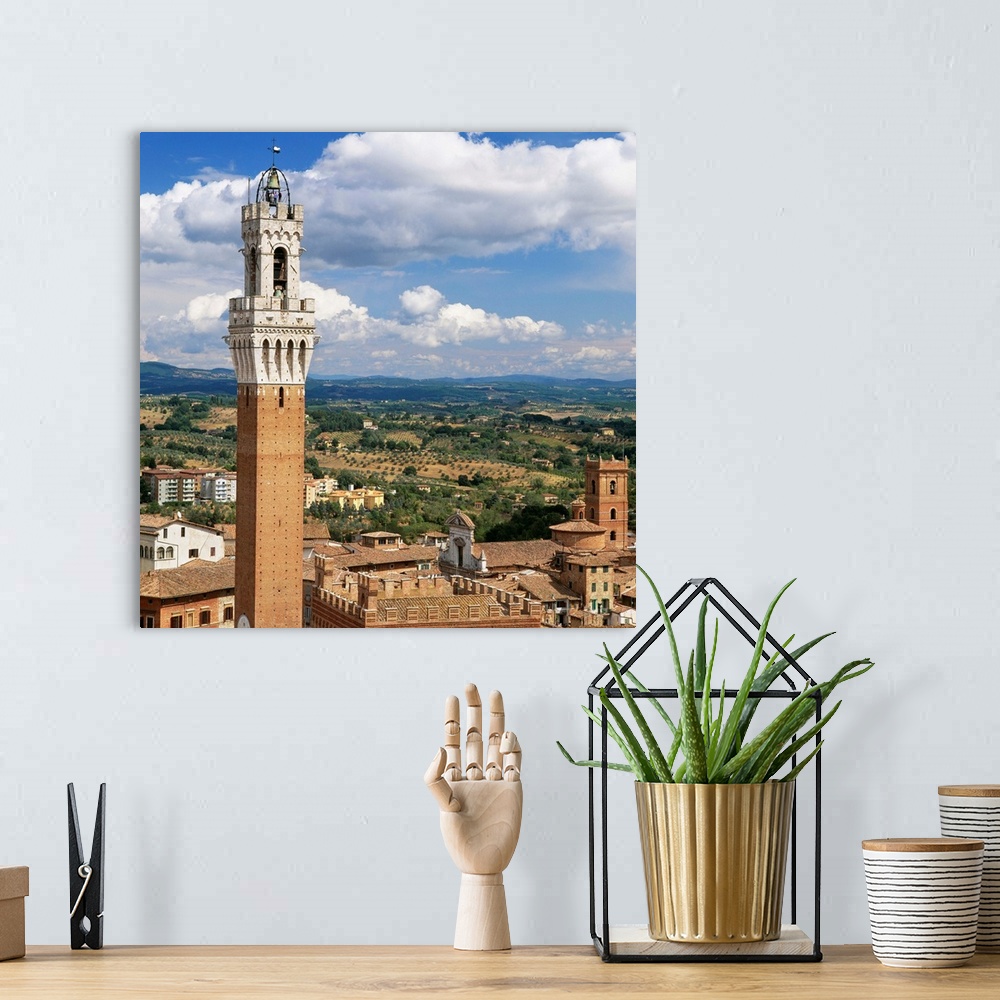 A bohemian room featuring Italy, Tuscany, Siena, Mediterranean area, Siena district, Travel Destination, Torre del Mangia