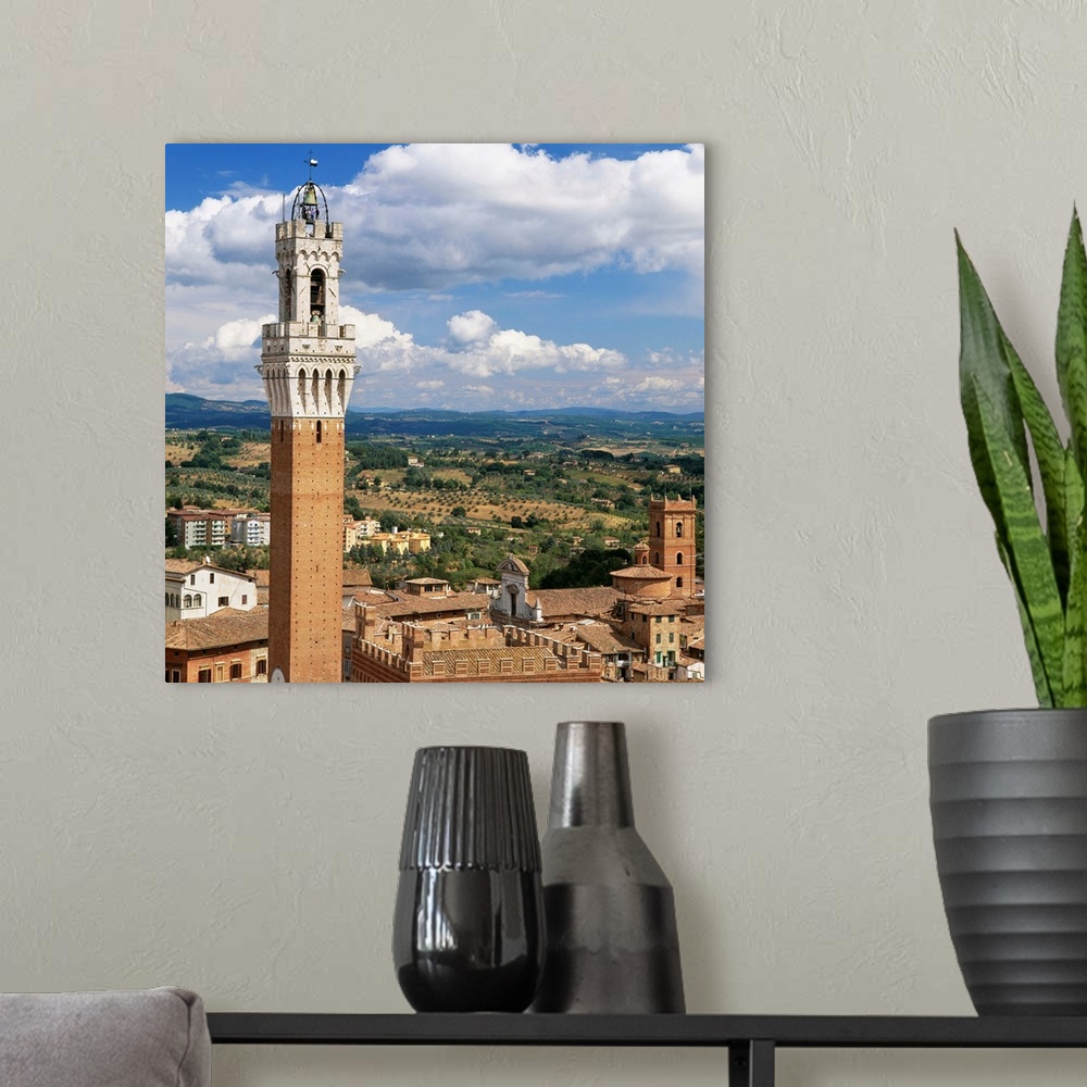 A modern room featuring Italy, Tuscany, Siena, Mediterranean area, Siena district, Travel Destination, Torre del Mangia