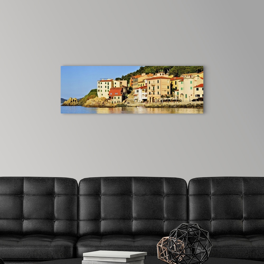 A modern room featuring Italy, Tuscany, Tuscan Archipelago National Park, Elba island, Village of Cotone