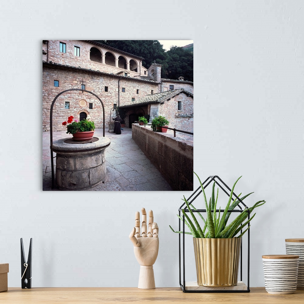 A bohemian room featuring Italy, Umbria, Assisi, Monte Subasio, Eremo delle Carceri