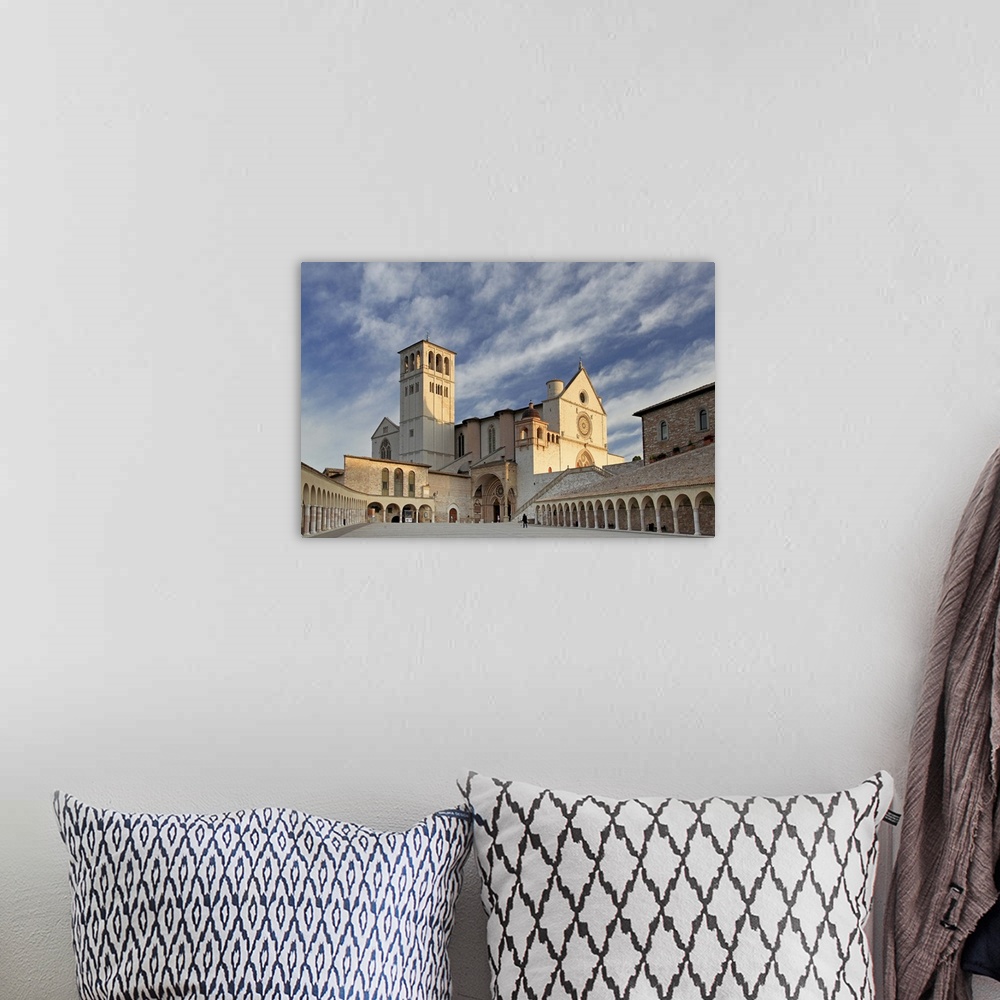 A bohemian room featuring Italy, Umbria, Perugia district, Assisi, Basilica of San Francesco