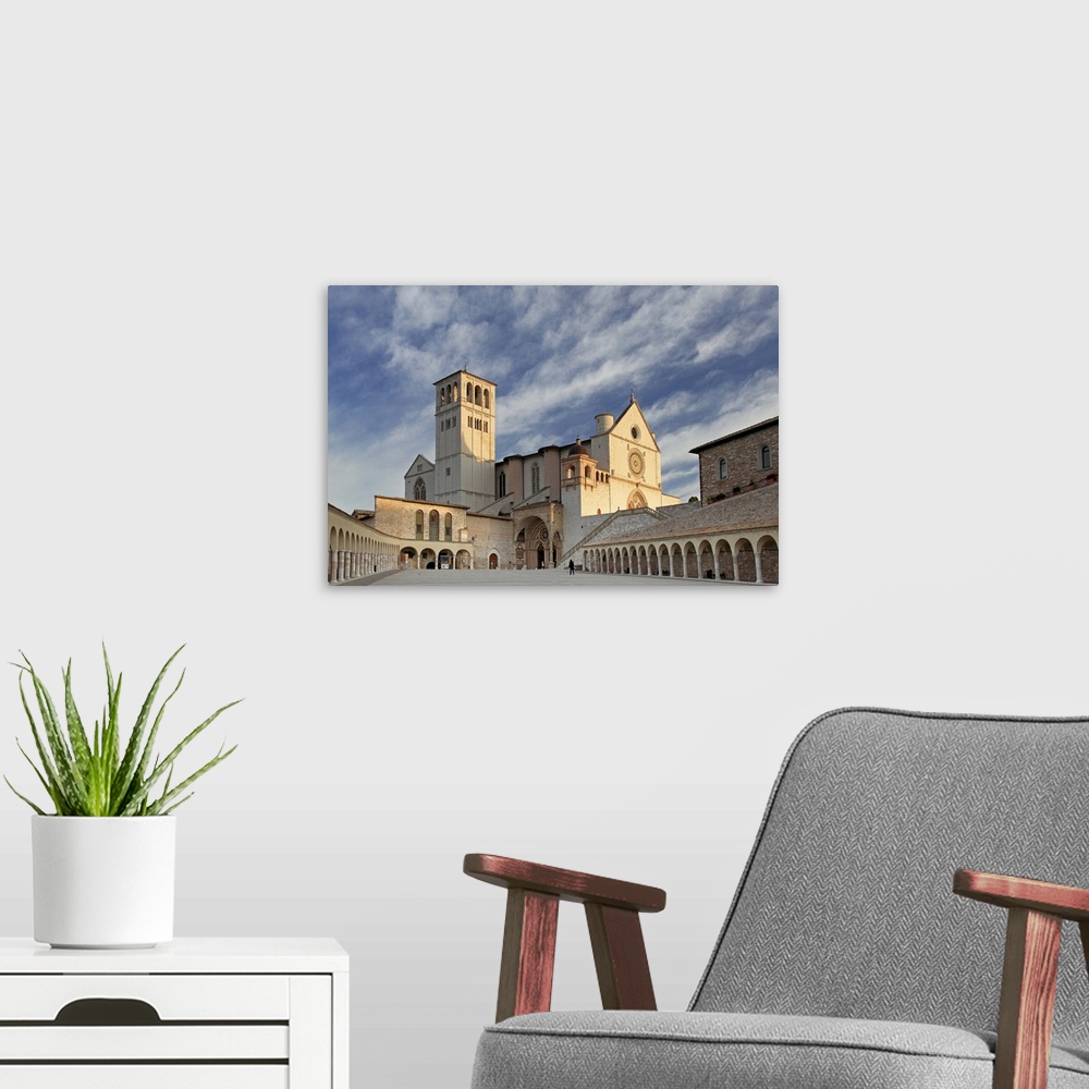 A modern room featuring Italy, Umbria, Perugia district, Assisi, Basilica of San Francesco