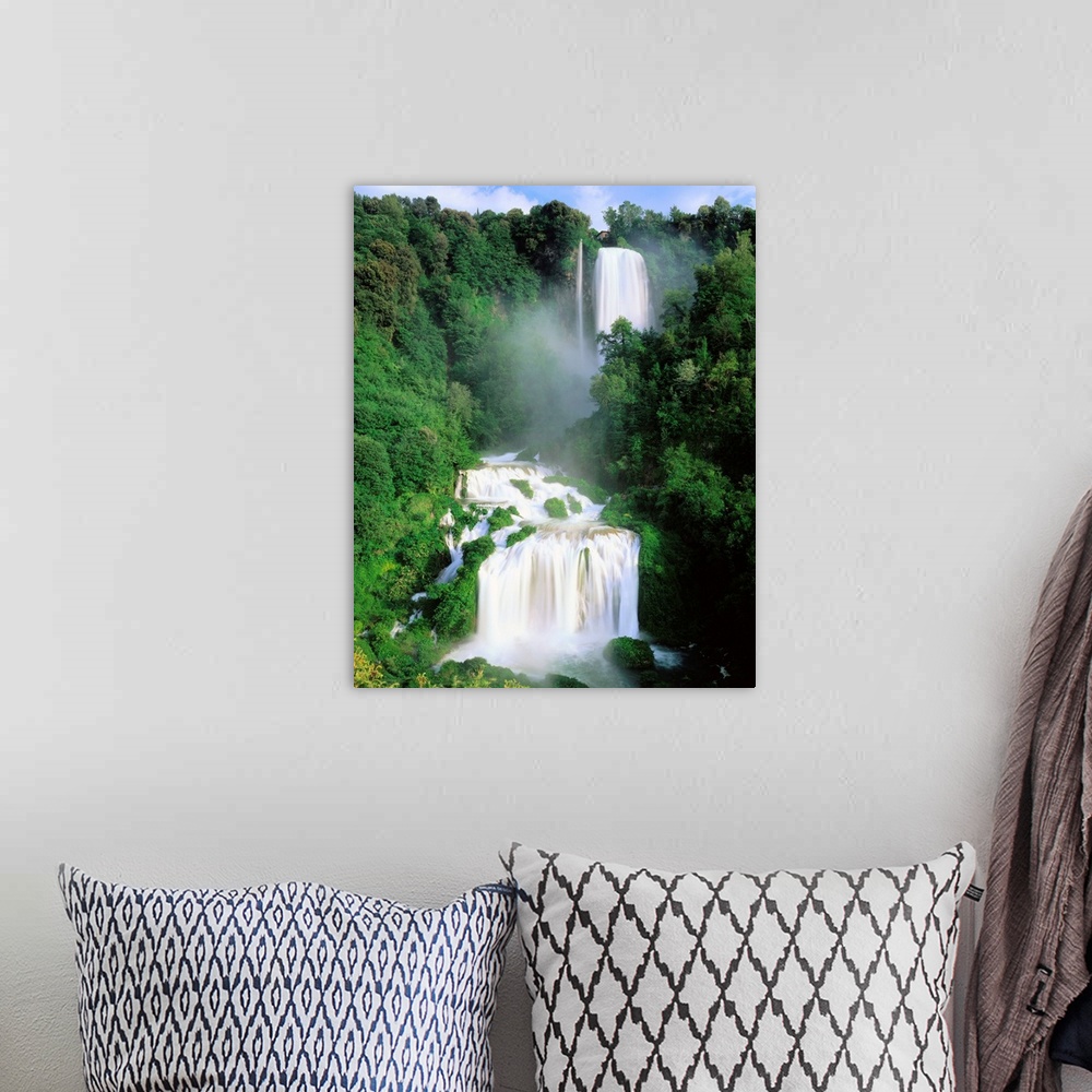 A bohemian room featuring Italy, Umbria, Terni, Marmore waterfalls