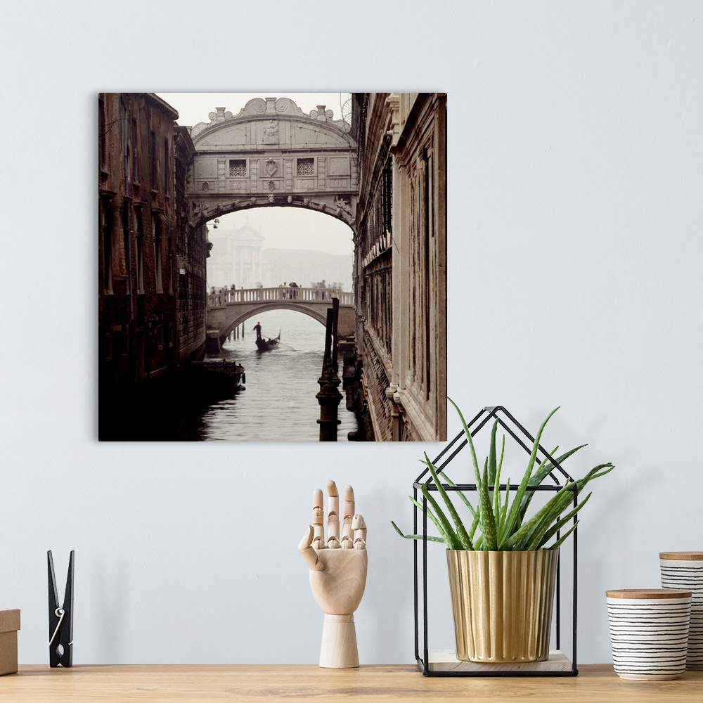 A bohemian room featuring Italy, Veneto, Venice, Ponte dei Sospiri (Bridge of Sighs)