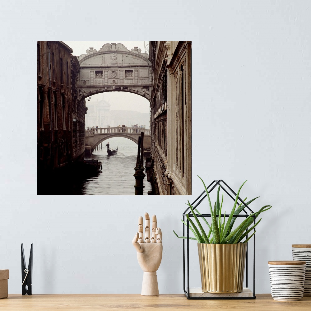 A bohemian room featuring Italy, Veneto, Venice, Ponte dei Sospiri (Bridge of Sighs)