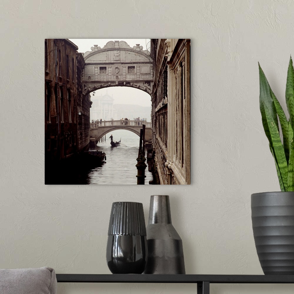 A modern room featuring Italy, Veneto, Venice, Ponte dei Sospiri (Bridge of Sighs)