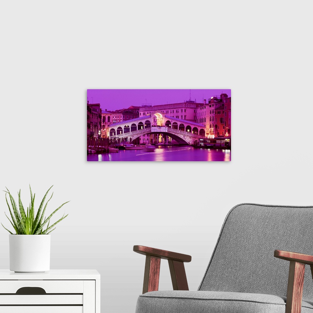A modern room featuring Italy, Veneto, Venice, Ponte di Rialto and Canal Grande