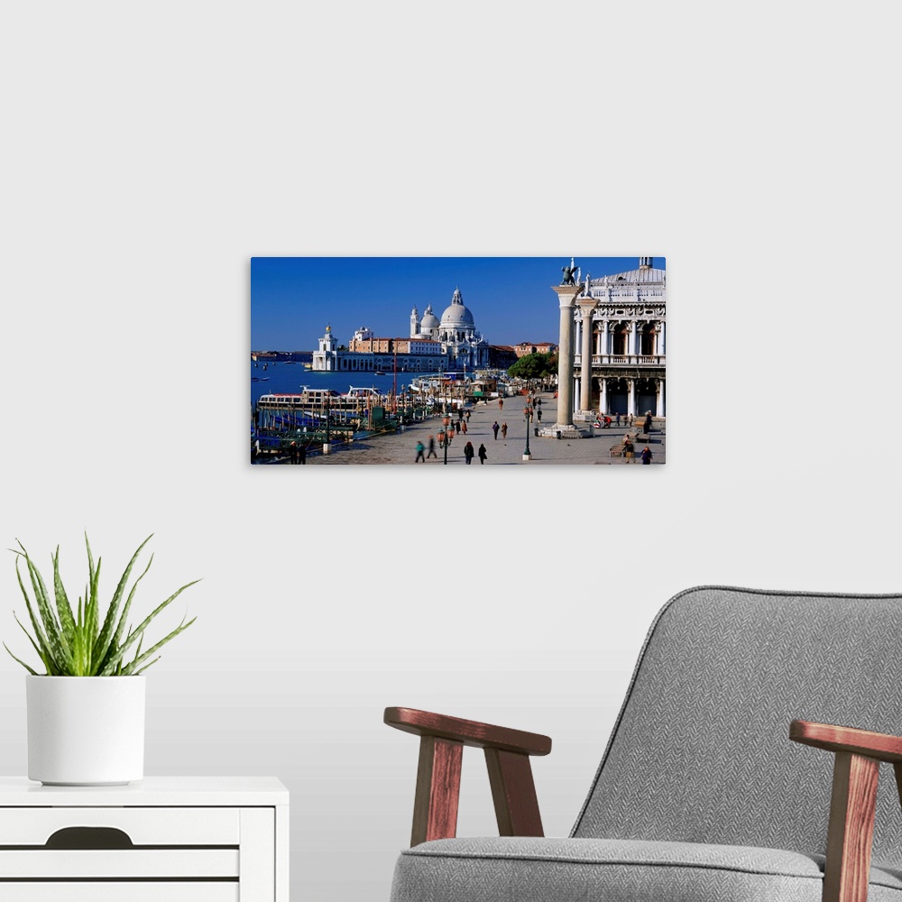 A modern room featuring Italy, Veneto, Venice, St Mark Square, Piazzetta and Santa Maria della Salute