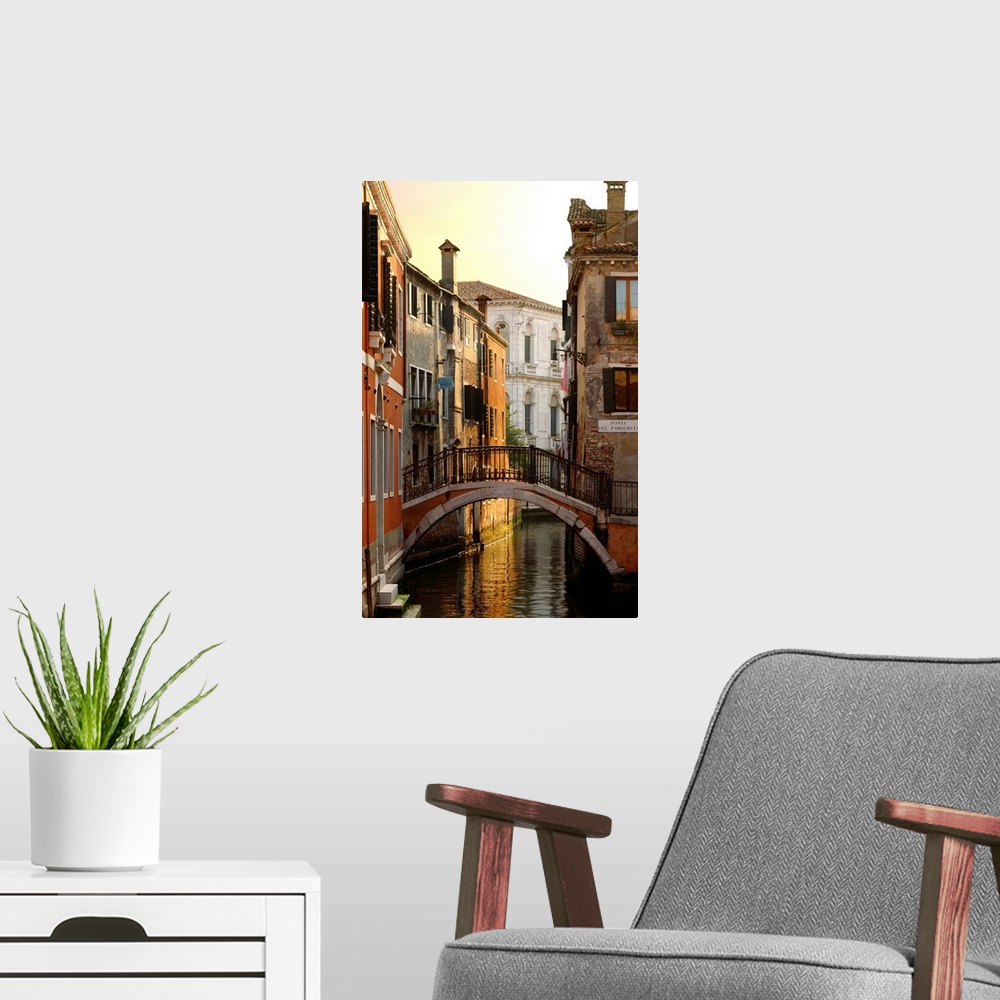 A modern room featuring Italy, Veneto, Venice, Typical canal