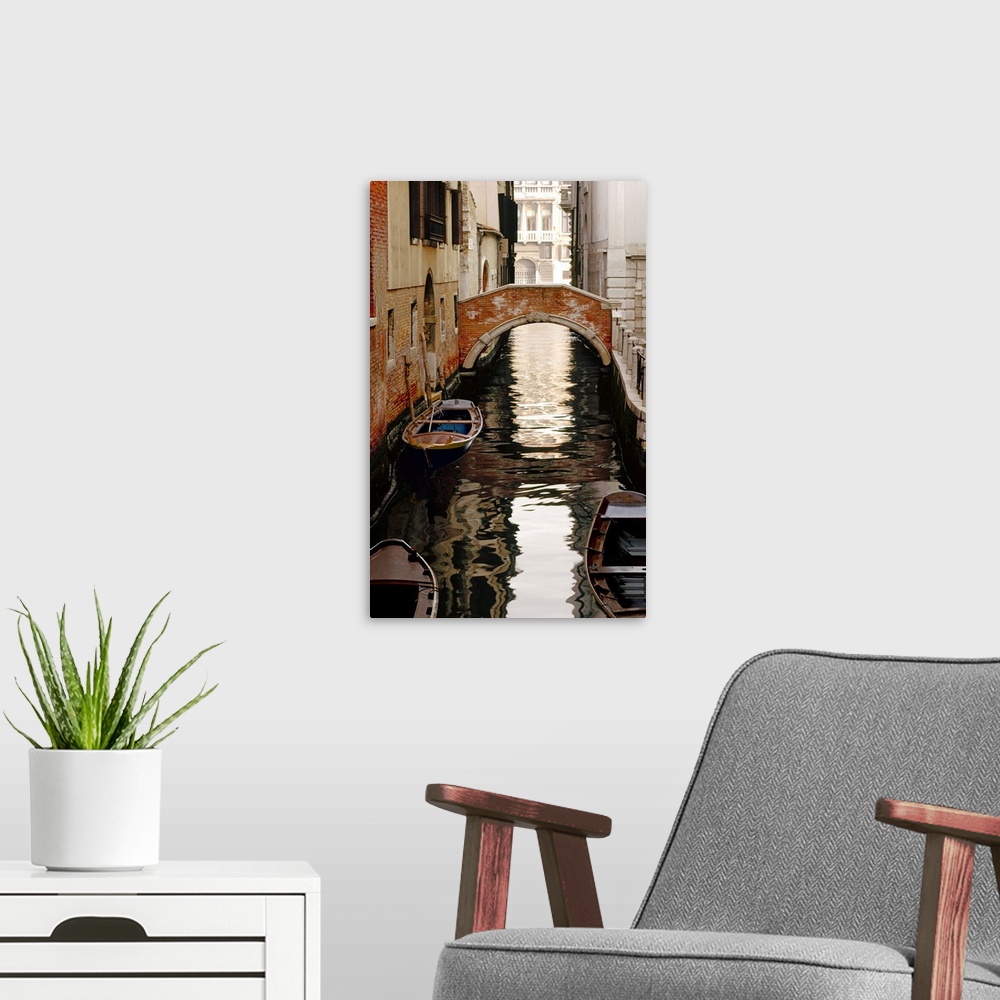 A modern room featuring Italy, Veneto, Venice, Typical canal