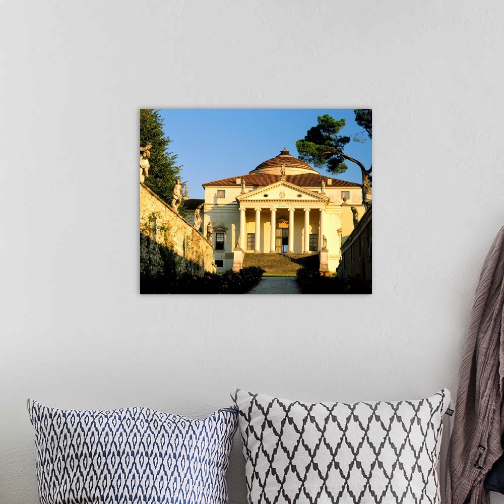 A bohemian room featuring Italy, Veneto, Villa Almerico Capra, ora Valmarana, La Rotonda, architect Palladio