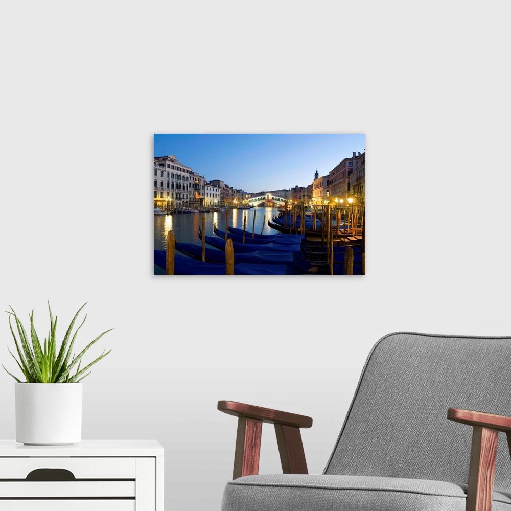 A modern room featuring Italy, Italia, Veneto, Venetian Lagoon, Venice, Venezia, Canal Grande and Rialto Bridge