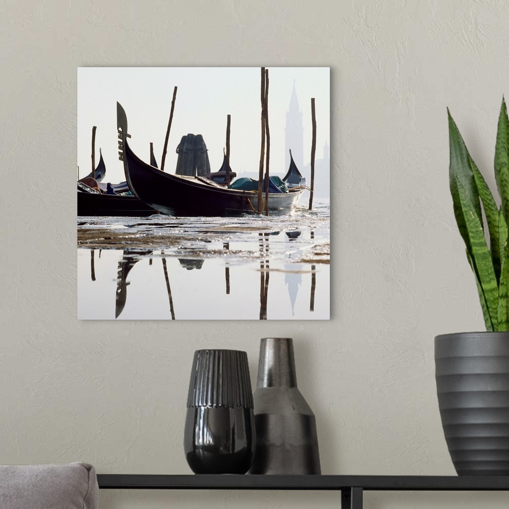 A modern room featuring Italy, Venice, Gondola boat and view of San Giorgio Island