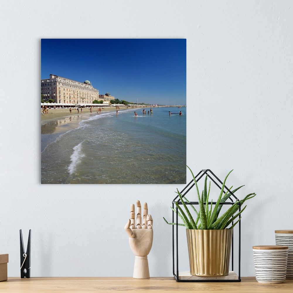 A bohemian room featuring Italy, Venice, Lido, Lido di Venezia, Grand Hotel Excelsior, beach