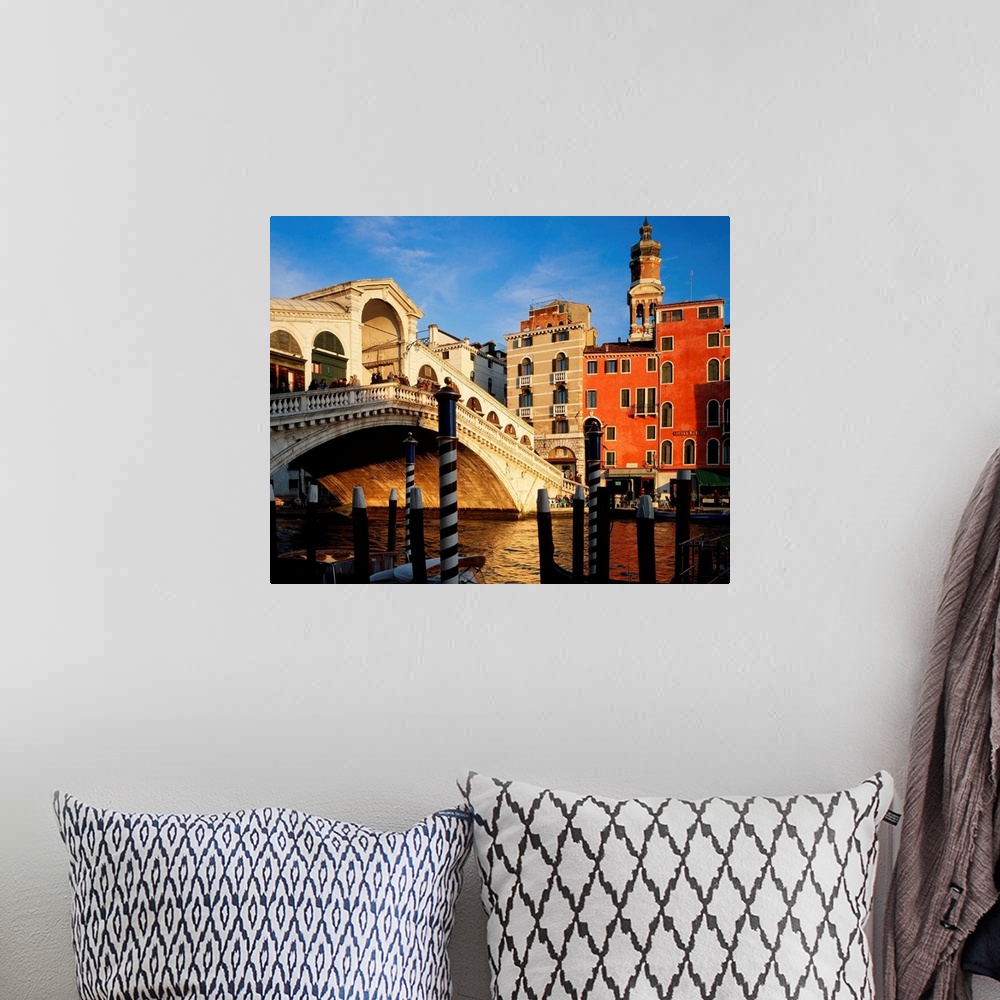 A bohemian room featuring Italy, Venice, Rialto Bridge
