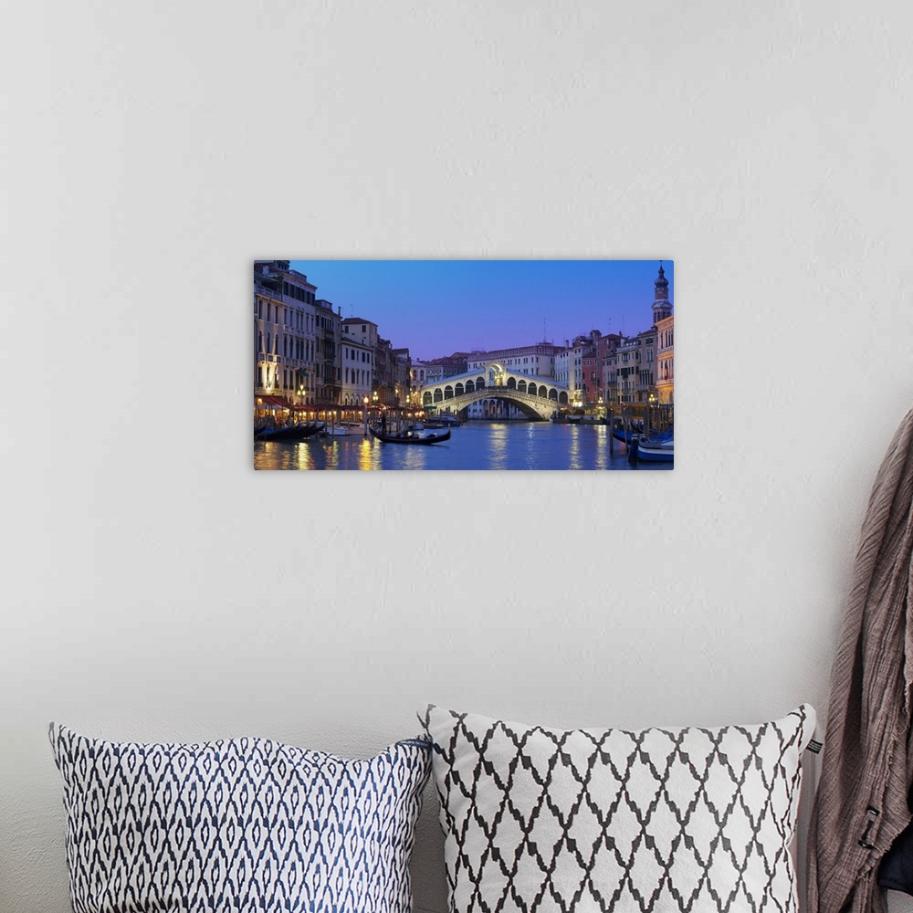 A bohemian room featuring Italy, Venice, Rialto Bridge, Bridge across the Grand Canal