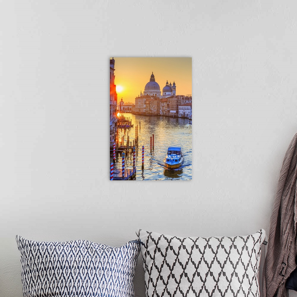A bohemian room featuring Italy, Veneto, Venetian Lagoon, Adriatic Coast, Venezia district, Venice, Grand Canal, Santa Mari...