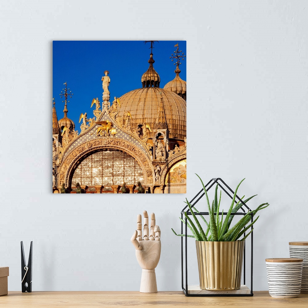 A bohemian room featuring Italy, Venice, St. Mark's Cathedral, domes