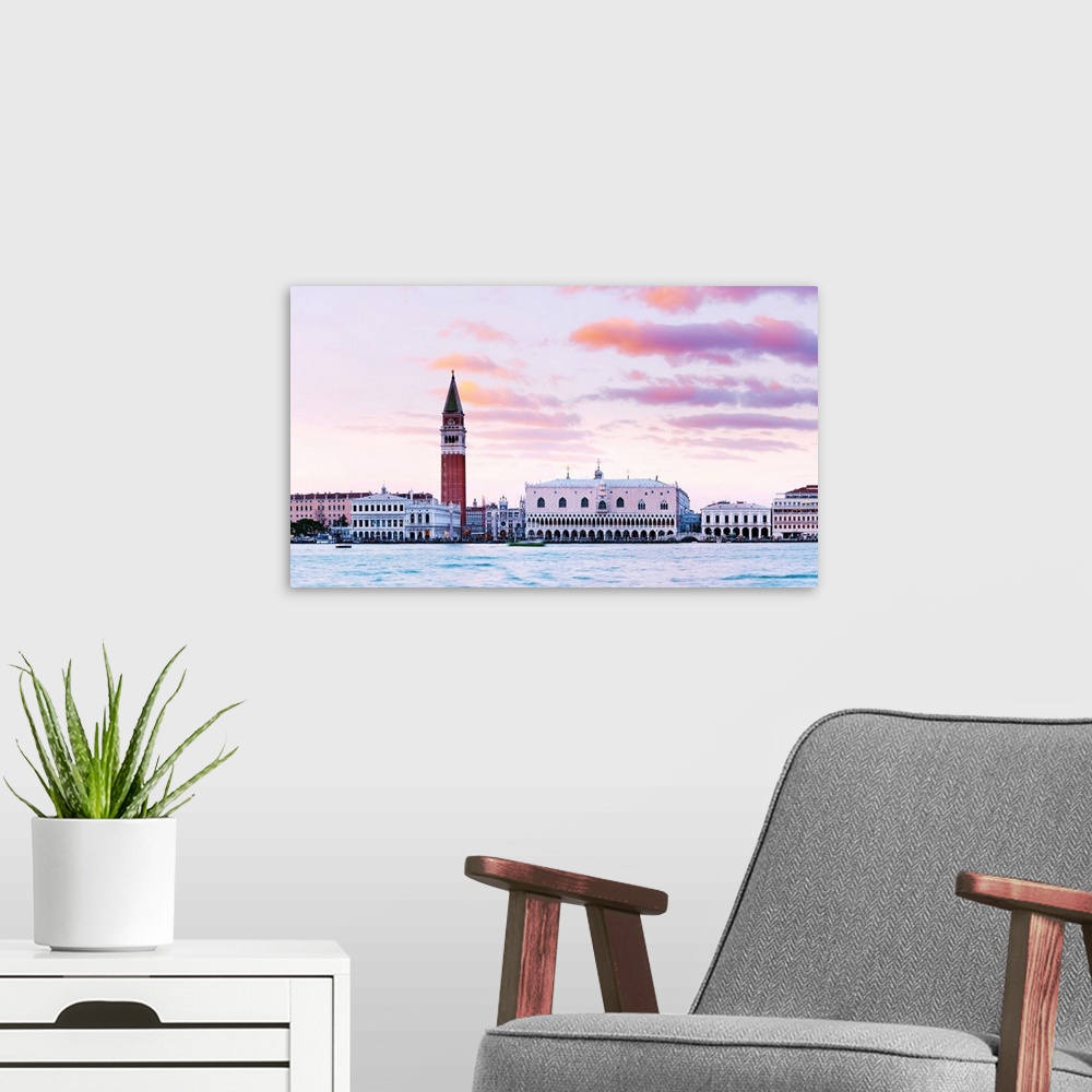 A modern room featuring Italy, Venice, St Mark's Square, Doge's Palace, Venetian Lagoon, Adriatic Coast,